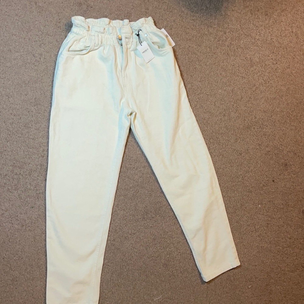 Forever 21 Cream Pants